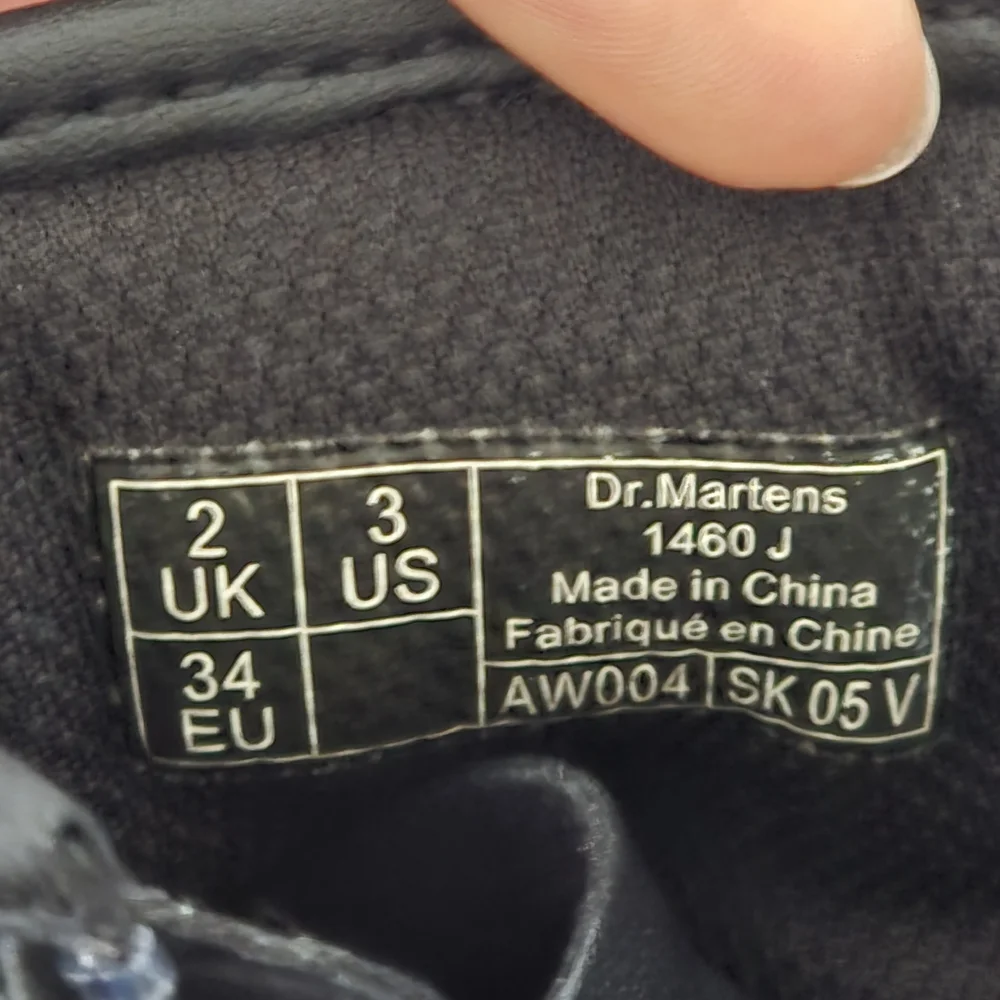 Dr. Martens Black Leather Lace-Up Boots - Picture 6 of 6